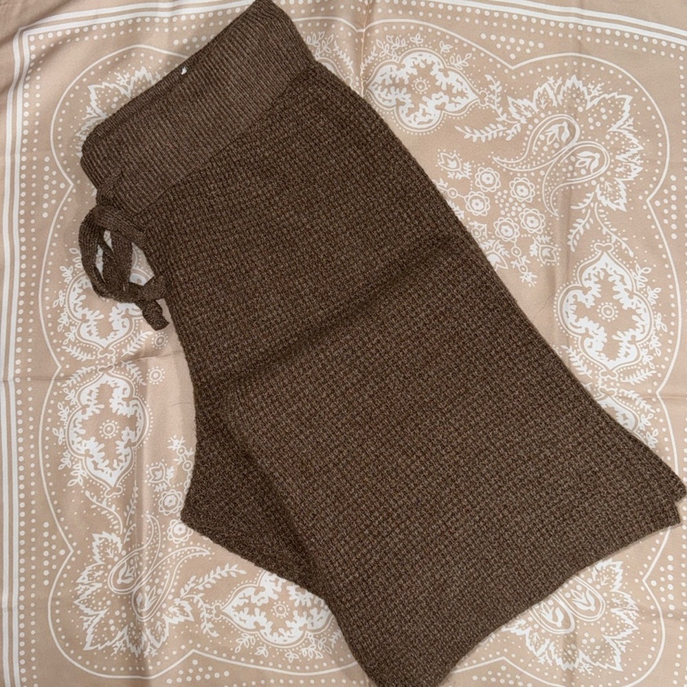 Maurices Chunky Knit Flare Lounge Pants